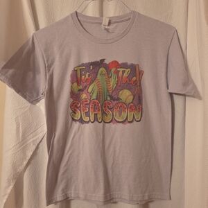 Jerzees Girl's Softball Halloween T-Shirt "Tis The Season"